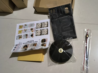 Jam Dinding Besar Tanpa Bingkai 40CM 3D Bercahaya Jam Dinding Akrilik DIY Pemasangan Dinding Jam Dinding Digital Senyap Dekorasi Kantor