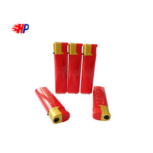 HP-111 Briquets d'usine de Chine Briquet mince rechargeable coupe-vent OEM avec logo personnalisé et gaz <span class=keywords><strong>butane</strong></span> pour fumer et camper - Product Image 5