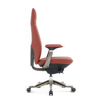 Chaise de bureau exécutive en cuir à dossier haut de gamme, ergonomique, mobilier de bureau de luxe, ensemble bureau et chaise, table de bureau