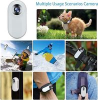 Mini caméra vidéo intelligente pour animaux, caméra sans fil à clipser avec aimant pour chiot, chaton, carte Micro SD 64 Go, traceur de jardin