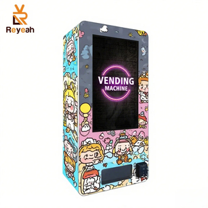 Ngoài trời không thấm nước đồ ăn nhẹ nhỏ kết hợp máy bán hàng tự động với hóa đơn tiền xu hoạt động thanh toán tín dụng - Product Image 1