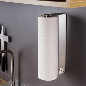 キャビネットの下のステンレス鋼の防錆ペーパータオルホルダー-頑丈なペーパータオルラック穴あけなし - Product Image 6