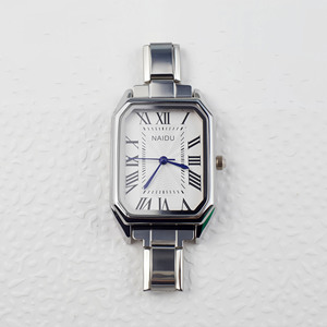 Vendita calda da donna orologio al quarzo stile europeo americano opzione fai da te tutte le partite modulare in acciaio inox bracciale puntatore di vetro - Product Image 5