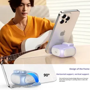 Funda Protectora Multifuncional Portátil de TPU+PC Rosa con Tapa Abatible y Soporte para Airpods <span class=keywords><strong>Pro</strong></span> 3, Airpods 4/3/<span class=keywords><strong>2</strong></span>/1 Pro2 - Product Image 5