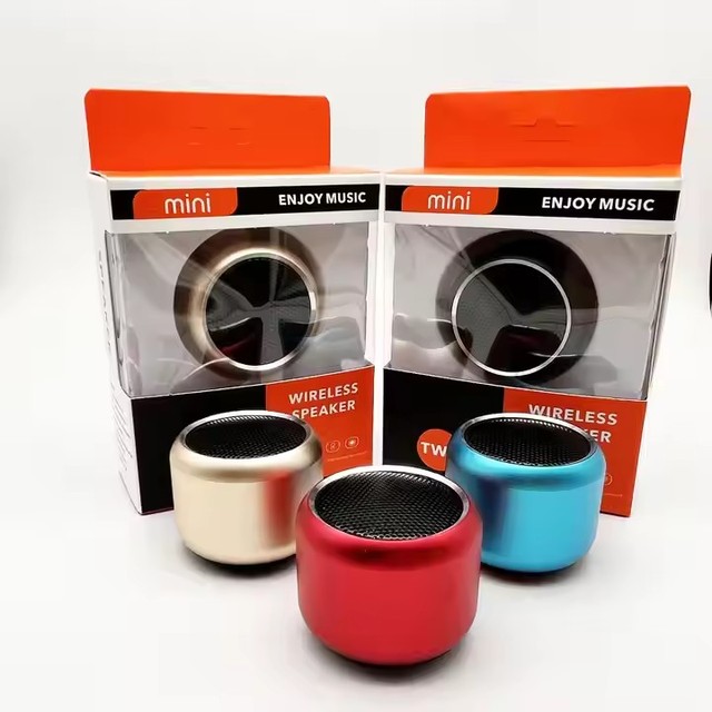 Customized Mini Speaker Portable Wireless Sound Box with Subwoofer Aluminum Alloy Housing Customizable Options Speaker