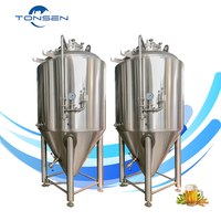 Cuve de Fermentation de Brasserie en SUS304 avec Enveloppe de Refroidissement par Glycol et Contrôle Précis de la Température
