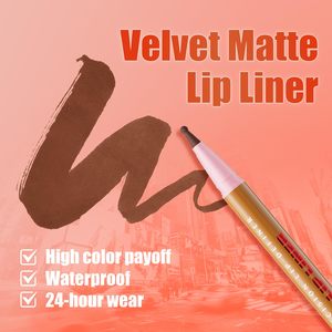 Crayons à lèvres mats longue tenue, imperméables, couleur nude brun foncé, hautement pigmentés, crémeux, marque privée - Product Image 2