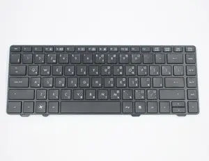 Replacement Laptop keyboard for HP 6360t for ProBook 6360b rus black without trackball