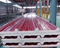Panneau mural préfabriqué sandwich en ciment EPS, panneau sandwich EPS résistant aux intempéries pour murs extérieurs, panneau sandwich EPS rigide