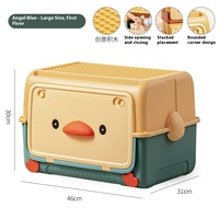 Boîte de rangement extra-large d'usine de source pour les jouets pour enfants Organisateur ménager pour vêtements de bébé Collations Rectangle Aluminium PP