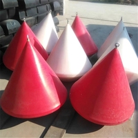 Bouée de navigation fluviale 700*900 pour marinas, balise conique en LLDPE résistante aux UV, protection de sécurité, flottabilité 150 kg, bouée de natation