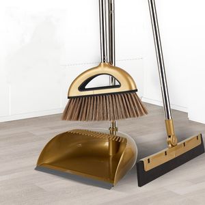 मीठे आलू के पालतू बाल-मुक्त घर का उपयोग व्यापक टिकाऊ और जादुई डिजाइन के लिए डस्टपैन और ब्रोम सेट - Product Image 4