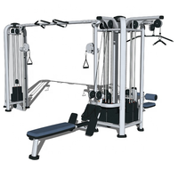 Machine de fitness multifonctionnelle 5 stations à charge par broches, en acier de haute qualité, avec 5 blocs de poids de 80 kg, prix usine