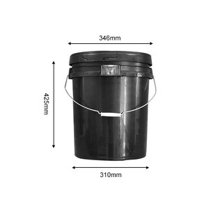 Usine personnalisée 30L seau en plastique 7 gallons tambour de stockage de qualité alimentaire peinture à l'eau lait stockage de l'huile baril et seau personnalisés - Product Image 2