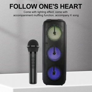 Zqs8303 <span class=keywords><strong>Tweeter</strong></span> 8 inch ngoài trời với màn hình không dây loa Loa Bluetooth đài phát thanh RGB ánh sáng Stereo <span class=keywords><strong>tweeter</strong></span> karaoke loa - Product Image 5