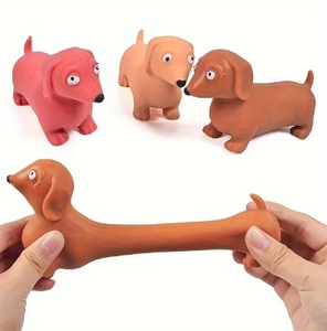 Reklam promosyon ucuz Wiener köpek stres rahatlatıcı Anti stres topu rahatlatıcı kabartma oyuncak - Product Image 2