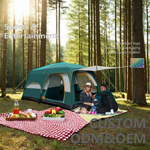 Nouvelle Arrivée 2025 – Lit de camping familial extérieur quatre saisons, type à armature droite, pour 8, 10 ou 12 personnes, étanche, prix compétitif - Product Image 2