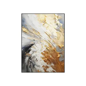 Lukisan minyak buatan tangan gambar dekorasi ruang tamu lukisan minyak di kanvas lukisan minyak abstrak seni dinding kanvas Modern