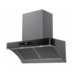 Hotte de cuisine à domicile en acier inoxydable et verre trempé couvre les pièces moteur moderne îlot cuisine murale <span class=keywords><strong>cheminée</strong></span> de Chine - Product Image 3