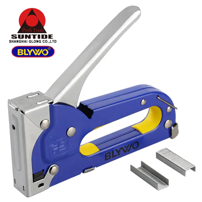 4-8 MM Heavy Duty Manual Pokok Nail Gun Stapler Furnitur Kayu Furniture Upholstery Membingkai Nailer Rivet Alat