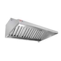 Yacook Kustom 1500x1000x500mm Penghisap Asap Dapur Komersial Baja Tahan Karat Industri Model YSYZ-1050 Restoran