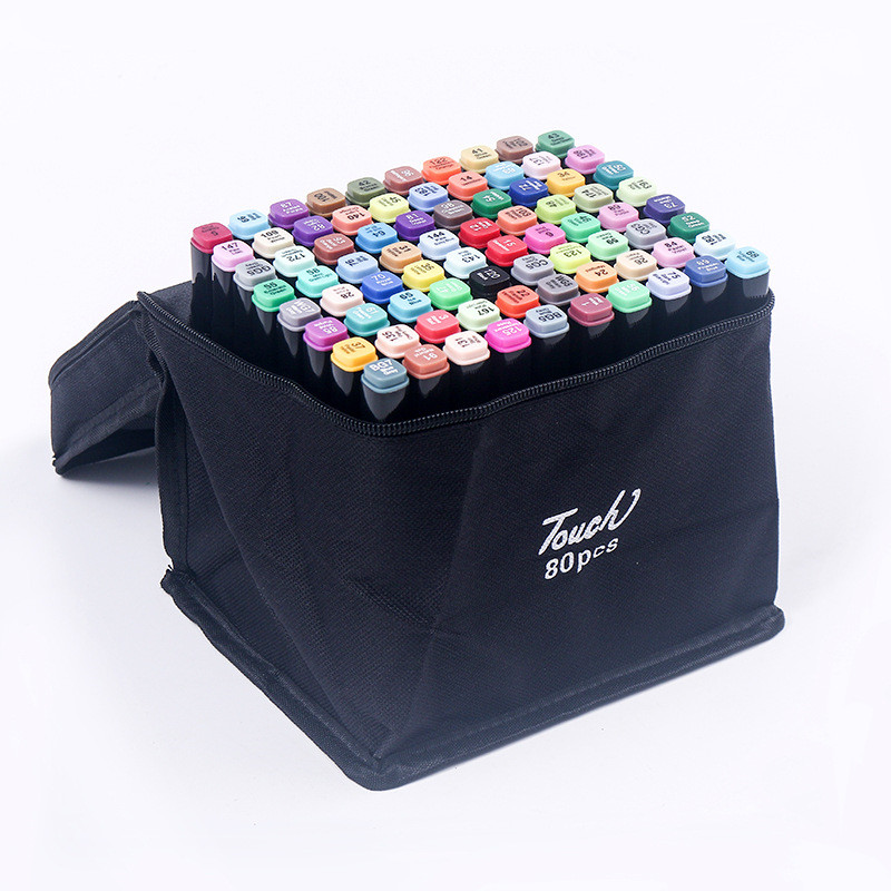 Набор цветных маркеров для рисования, набор ручек с кисточкой для манги, Канцтовары для рисования и эскизов, маркеры для надписи, школьные принадлежности