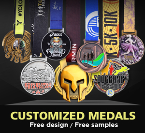 Médailles de sport 3D personnalisées de haute qualité du fabricant WTD, marathon, course sur piste, triathlon - Médailles de promotion de qualité supérieure - Product Image 3