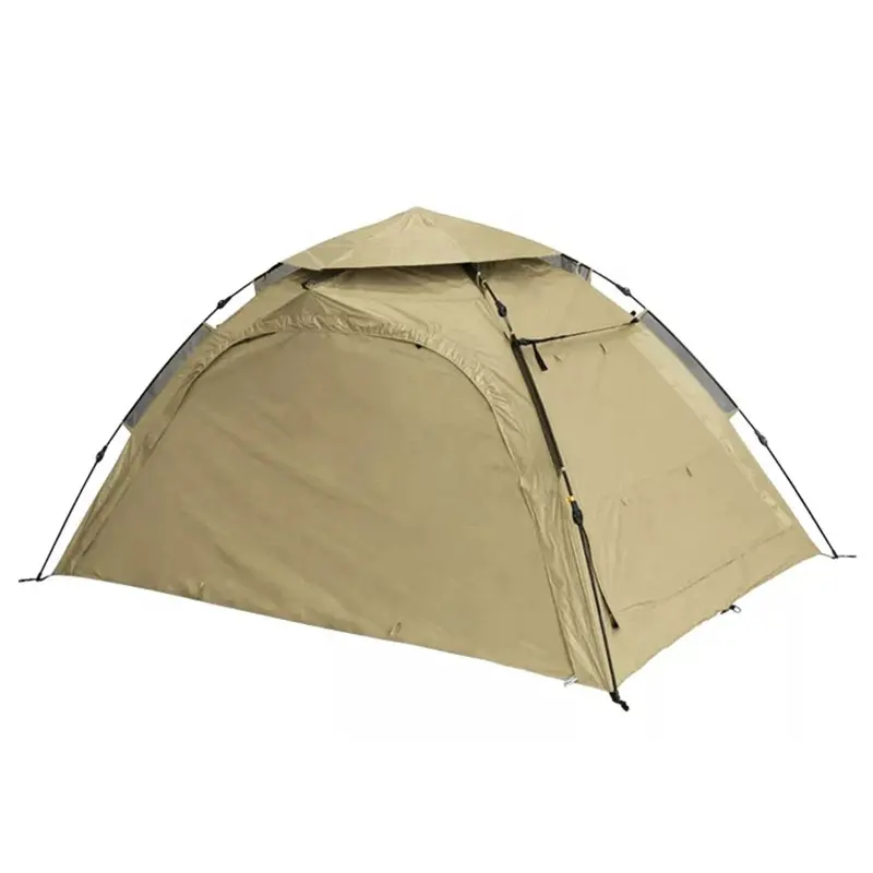 単層ブラックコーティング6人用テント4シーズンキャンプ用