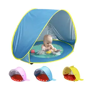 Verano Anti UV impermeable niños dosel Camping Casual plegable Pop Up tienda de playa para niños