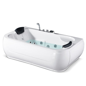 Baignoires Jacuzzi pour 2 Personnes FACING-TO-FACING, Hydromassage Intégré de Haute Qualité, Baignoires à Bulles pour Couples, Baignoires de Trempage WASOM - Product Image 5