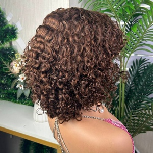 วิกผมแบบฟรินจ์ลอนน้ำ ขายส่ง ผมแท้ 100% - Product Image 5