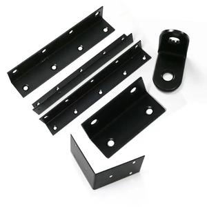 Fabricant en gros, estampage personnalisé à 90 degrés en acier inoxydable <span class=keywords><strong>noir</strong></span>, support d'<span class=keywords><strong>angle</strong></span> de montage en L - Product Image 5