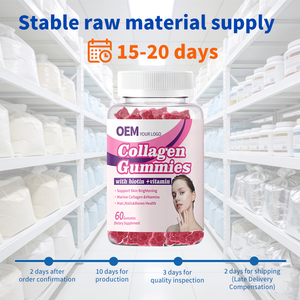 Gummies de collagène végétalien OEM à faible MOQ, prêts pour FBA, approvisionnement stable en vrac, test COA pour les vendeurs de plateformes e-commerce - Product Image 3