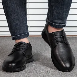 GUYISA批发定制专业厨师鞋，专业防滑防水防油黑色安全靴