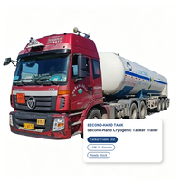 Réservoir de stockage de GNL d'occasion 20m³ à double paroi isolé sous vide, cuve sous pression pour terminal GNL du Qatar, pétrole et gaz, meilleur prix