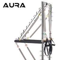 Lit de yoga professionnel Deluxe en érable avec demi-trapèze, durable, réglable, écologique, multifonctionnel, pour la santé corporelle à domicile