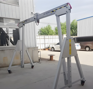<span class=keywords><strong>Grue</strong></span> à portique mobile de chantier naval personnalisable pour petit atelier, portique en alliage d'aluminium pour <span class=keywords><strong>dessin</strong></span> extérieur 1 2 3 5 7 10 tonnes - Product Image 6
