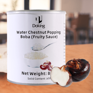 Doking 0.85kg Vente à chaud Nouveau produit Perles de tapioca avec sucre Châtaigne d'eau Popping Boba pour Bubble Tea Ingrédients - Product Image 1