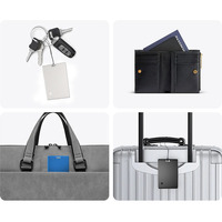 WESOLVET Air Card Tag, Rastreador Inteligente Ultra Delgado, Resistente al Agua, con Certificación MFi, para Equipaje, Bolsas, Llaves, Objetos de Valor, Pasaportes y Carteras