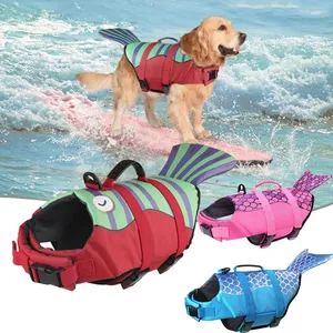 Giubbotto di Salvataggio per <span class=keywords><strong>Cani</strong></span> con Maggiore Galleggiabilità e Maniglia, Gilet di Sicurezza Estivo per <span class=keywords><strong>Cani</strong></span> Piccoli/Medi/Grandi, Costume per Nuoto e Surf - Product Image 1