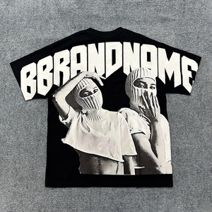 <span class=keywords><strong>T</strong></span>ùy Chỉnh Heavyweight Đồ Họa In Tee Áo Sơ Mi Cao Đường Phố Cổ Điển Quá Khổ Boxy Phù Hợp Với Vòng Cổ Đầy Đủ In Cắ<span class=keywords><strong>t</strong></span> Boxy <span class=keywords><strong>T</strong></span> Áo Sơ Mi - Product Image 1