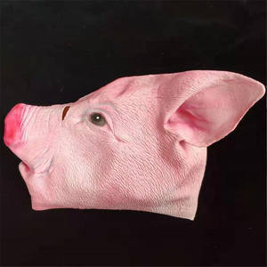 <span class=keywords><strong>Masque</strong></span> d'animal en latex d'<span class=keywords><strong>horreur</strong></span>, <span class=keywords><strong>masque</strong></span> de fête d'Halloween pour le visage entier avec des caractéristiques effrayantes et amusantes - Product Image 5