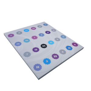 Nhà Sản Xuất Thiết Kế Tùy Chỉnh In Logo Lớn Đếm Ngược Advent Lịch Hộp Quà Tặng Với Khay Nhựa - Product Image 5