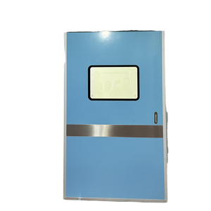 Porte coulissante hermétique à cadre en acier inoxydable pour salles blanches des industries pharmaceutiques, salles d'opération hospitalières et intérieurs - Product Image 3