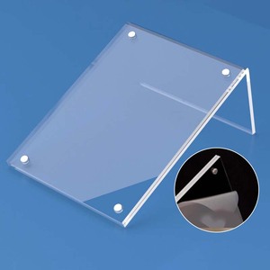 Giá để <span class=keywords><strong>menu</strong></span> quảng cáo bằng acrylic hình chữ L để bàn, có nam châm mạnh - Product Image 5