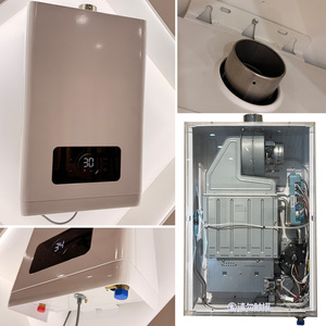 Chauffe-eau instantané au gaz <span class=keywords><strong>propane</strong></span> GPL mural en acier inoxydable 24 kW à onduleur DC pour eau chaude constante - Product Image 4