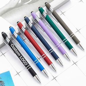 Bolígrafo de Metal con Recubrimiento de Goma, Personalizado con Logotipo, para Hotel, Económico, Promocional, Corporativo, para Regalo Empresarial - Product Image 1