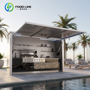 Pergola Cuisine Extérieure Mobilier de Cuisine Extérieure Cuisine de Jardin Extérieure - Product Image 1