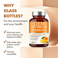Complexe de Vitamines B en Gros, 100 Comprimés, Énergie, Soutien Immunitaire, Santé du Système Nerveux, Marque Privée OEM