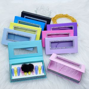 กล่องใส่ขนตาปลอมแบบเพชร 1 คู่ พร้อมหน้าต่าง สำหรับแบรนด์ส่วนตัว - Product Image 3